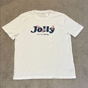 Old Navy White Crew Neck T-Shirt